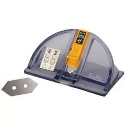 Набор OLFA Резак "MOUNT CUTTER" с наклоном лезвия 45 градусов с 2-мя лезвиями MCB OL-MC-45/2B