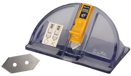 Набор OLFA Резак "MOUNT CUTTER" с наклоном лезвия 45 градусов с 2-мя лезвиями MCB OL-MC-45/2B купить в Уфе