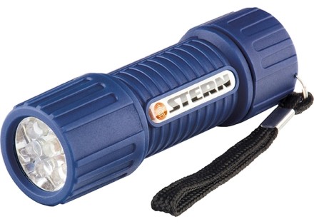 Фонарь светодиодный, серый корпус с мягким покрытие, 9Led, 3хААА, Stern 90512 купить в Уфе