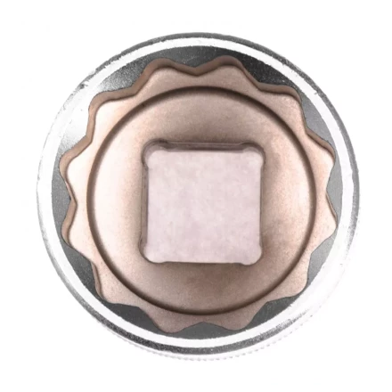 Головка торцевая 30 мм двенадцатигранная CrV под квадрат 1/2 хромированная Stels 13673 купить в Уфе