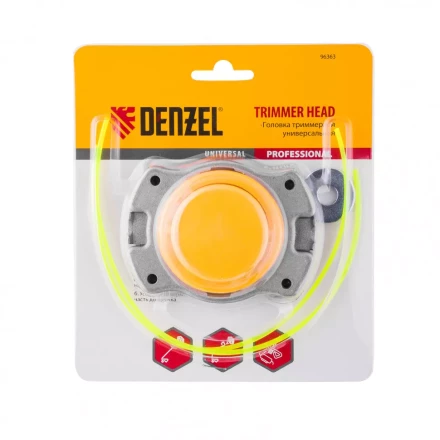 Головка триммерная универсальная алюминий шайба 8-10 мм Denzel 96363 купить в Уфе
