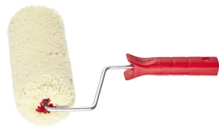 Валик ЗУБР &quot;МАСТЕР&quot; ФАСАДНЫЙ &quot;СИНТЕКС&quot;, полиакрил 18мм, ручка 6мм, d=50/180мм 03507-18 купить в Уфе