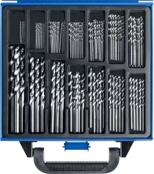 ЗУБР ПРОФ-А, 99 шт, (1-10 мм), сталь Р6М5, класс А, мет.бокс, набор сверл по металлу, Профессионал (29625-H99)