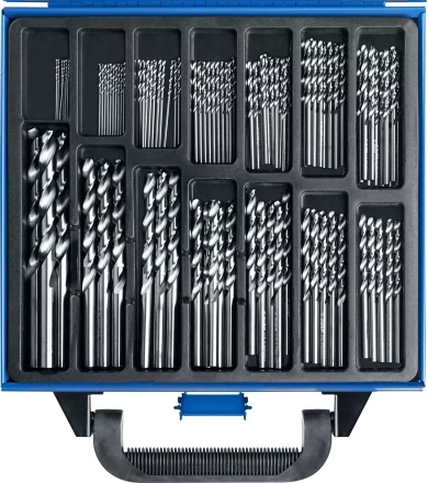 ЗУБР ПРОФ-А, 99 шт, (1-10 мм), сталь Р6М5, класс А, мет.бокс, набор сверл по металлу, Профессионал (29625-H99) купить в Уфе