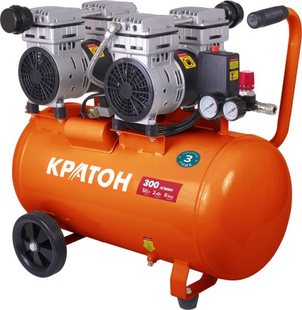 Компрессор безмасляный поршневой прямой привод Кратон AC-300-50-OFS 3 01 01 053 купить в Уфе
