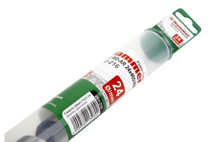 Сверло по дереву HAMMER Ф24х460мм (DR WD AR 24мм*460/370мм) купить в Уфе