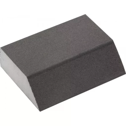 Губка шлифовальная ЗУБР "МАСТЕР" четырехсторонняя угловая, средняя жесткость, Р320, 100х68х42х26мм 35613-320 купить в Уфе