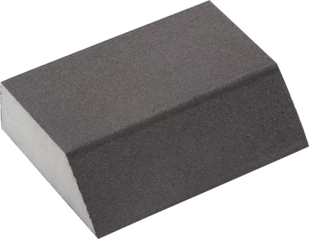 Губка шлифовальная ЗУБР "МАСТЕР" четырехсторонняя угловая, средняя жесткость, Р320, 100х68х42х26мм 35613-320 купить в Уфе