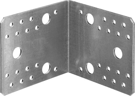ЗУБР УК-2.5, 90 x 105 x 105 x 2.5 мм, цинк, крепежный уголок (31012-105) купить в Уфе