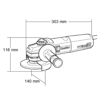 Углошлифовальная машина MAKITA GA 5040C купить в Уфе