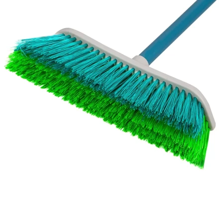 Щетка пластмассовая для подметания пола с комбинированной щетиной, 27 см, с черенком, 120 cм, Home Palisad 935645 купить в Уфе