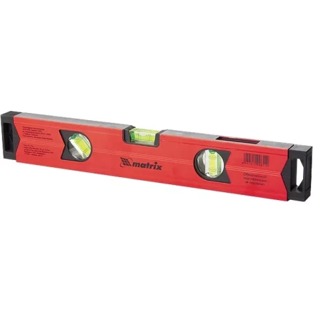 Уровень алюминиевый магнитный 1800 мм фрезерованный 3 глазка 1 зеркальный усиленный MTX 347189 купить в Уфе