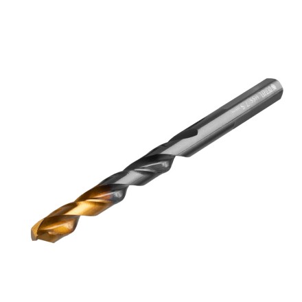 Сверло по металлу, 7,5 мм, HSS-Tin, Golden Tip, 8 шт. Denzel 717218 купить в Уфе