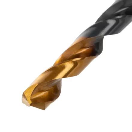 Сверло по металлу, 7,5 мм, HSS-Tin, Golden Tip, 8 шт. Denzel 717218 купить в Уфе