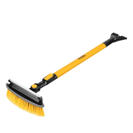 Щетка-сметка со скребком, телескоп, поворотная голова, водосгон 950-1320 мм Denzel 55327 купить в Уфе