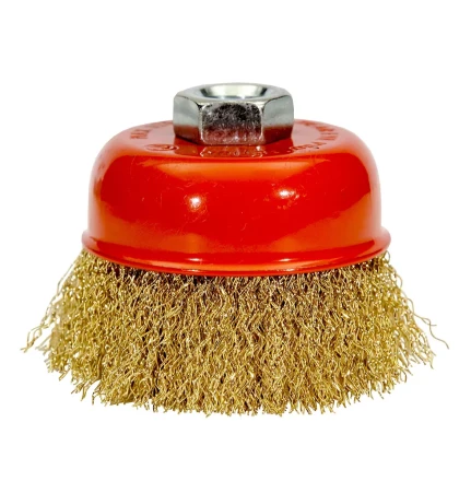 Щетка для УШМ М14/85 мм чашечная сталь прямая VMX 511719 купить в Уфе