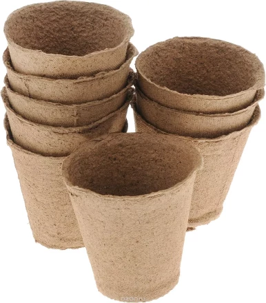 Торфяной горшочек 110*100 мм круглый 20шт/упак Россия 64361 купить в Уфе