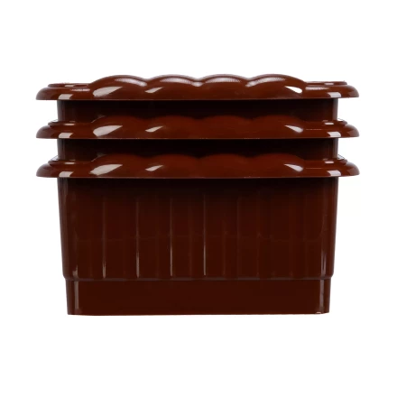 Поддон для рассады Palisad 322х166х82 мм, пластиковый, 3 шт, под 8 горшочков 250 мл., 643442 купить в Уфе