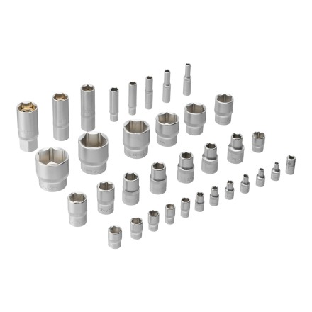 Набор инструментов Denzel 15802, 1/2&quot;, 1/4&quot;, CrV, S2, пластиковый кейс, 84 предмета купить в Уфе