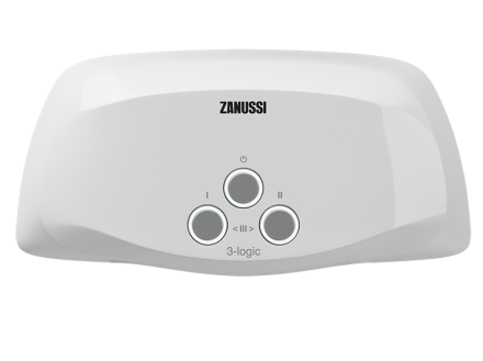 Водонагреватель проточный ZANUSSI 3-logic 6.5 TS душ и кран купить в Уфе