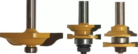 Набор фрез для изготовления филенчатых изделий хвостовик 12 мм 3 штуки Энкор 46601 46601 купить в Уфе