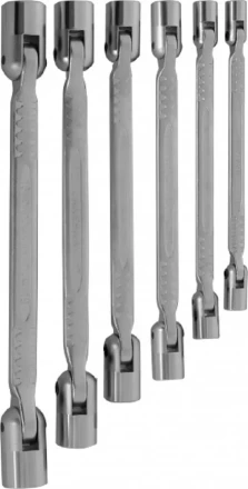 Набор ключей торцевых карданных 8-19мм 6предметов Jonnesway W43A106S 47401 купить в Уфе