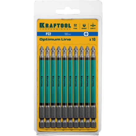 Биты KRAFTOOL OPTIMUM PZ 26124-2-100-10 купить в Уфе