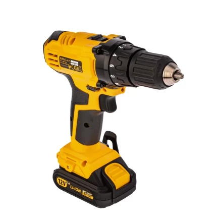 Дрель-шуруповерт аккумуляторная CDL-IB-12-02 Denzel 26111 купить в Уфе