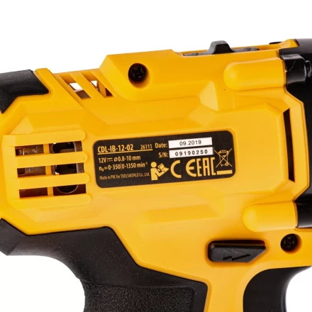 Дрель-шуруповерт аккумуляторная CDL-IB-12-02 Denzel 26111 купить в Уфе