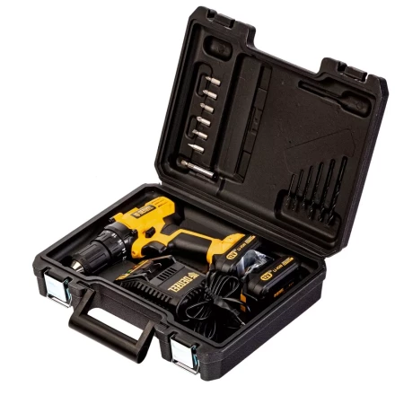 Дрель-шуруповерт аккумуляторная CDL-IB-12-02 Denzel 26111 купить в Уфе