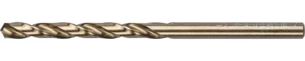 Сверло ЗУБР &quot;ЭКСПЕРТ&quot; КОБАЛЬТ по металлу, цилиндрический хвостовик, быстрорежущая сталь Р6М5К5, класс точн. А1, 4,2х75мм 4-29626-075-4.2 купить в Уфе