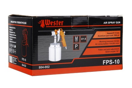 Краскопульт пневматический WESTER FPS-10 купить в Уфе