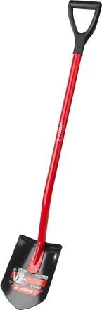 ЗУБР МАСТЕР, 280 х 190 х 1200 мм, полотно 1.5 мм, закалено, стальной изогнутый черенок с рукояткой, штыковая лопата (39523) купить в Уфе