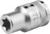 Торцовая головка KRAFTOOL &quot;INDUSTRIE QUALITAT&quot;, Cr-V, внешний TORX, хромосатинированная, 1/2&quot;, Е 14 27810-14_z01 купить в Уфе