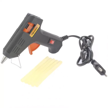 Клеевой пистолет с выкл. 7 мм в кейсе 20 Вт 2,5 г./мин. SPARTA 93025 купить в Уфе