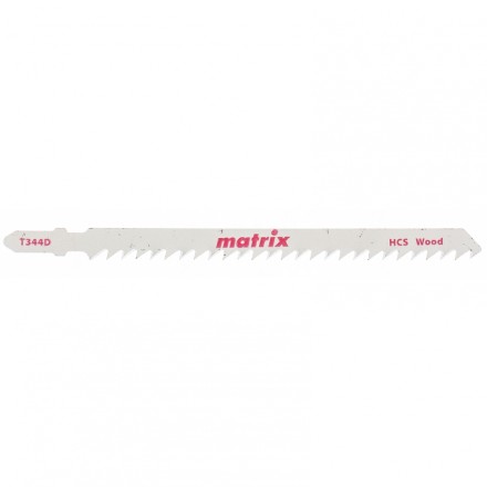 Полотна для электролобзика  по дереву 3 штук T344D 110 x 4 мм HCS MATRIX 78221 купить в Уфе