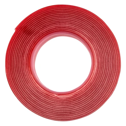 Двусторонняя клейкая лента из вспененного акрила, прозрачная, 15 мм x 3 м Matrix 89078 купить в Уфе