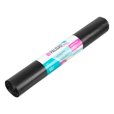 Пакеты для мусора Palisad 240 л x 10 шт., ПВД особопрочные черные, длинный ролик, Home 927305 купить в Уфе