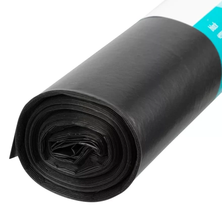 Пакеты для мусора Palisad 240 л x 10 шт., ПВД особопрочные черные, длинный ролик, Home 927305 купить в Уфе