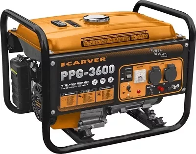 Генератор бензиновый CARVER PPG- 3600 LT-168F-1 купить в Уфе