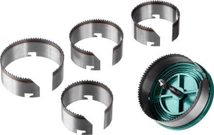 Пила сегментная наборная KRAFTOOL по дереву, 5 полотен: 68-74-80-90-100x32 мм 29584-H5-32 купить в Уфе