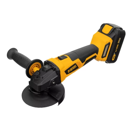 Машина углошлифовальная аккумуляторная бесщет. Denzel BLG-IB-18-125-4 27005, Li-ion, 18 В купить в Уфе