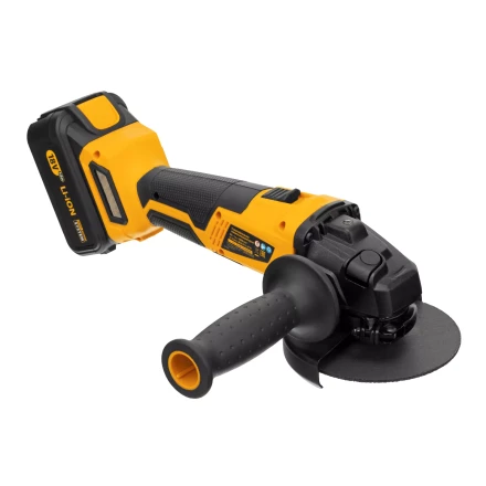 Машина углошлифовальная аккумуляторная бесщет. Denzel BLG-IB-18-125-4 27005, Li-ion, 18 В купить в Уфе