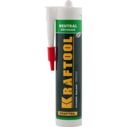 Герметик силиконовый KRAFTOOL белый, нейтральный, 300мл 41257-0 купить в Уфе