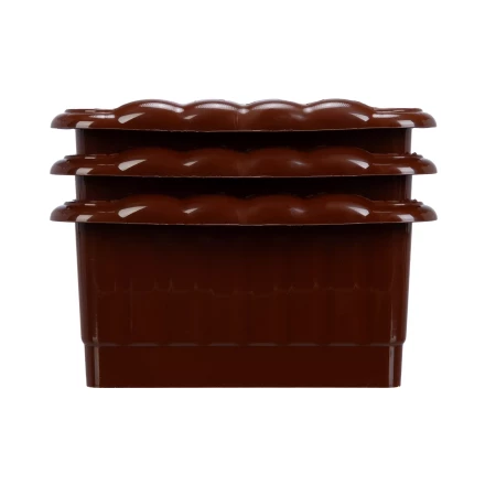 Поддон для рассады 470х166х82 мм, пластиковый, 3 шт, под 12 горшочков 250 мл. Palisad 643443 купить в Уфе