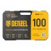 Набор инструментов Denzel 15803, 1/2&quot;, 1/4&quot;, CrV, S2, пластиковый кейс, 100 предметов купить в Уфе