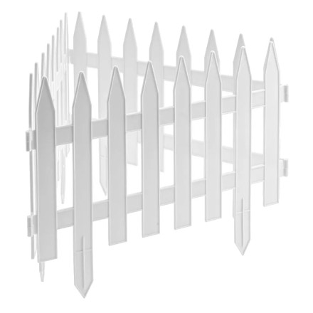 Забор декоративный 36х300 см, белый, Россия Palisad 6500477 купить в Уфе