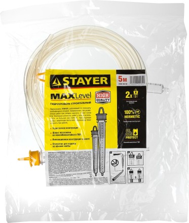 Гидроуровень STAYER &quot;MASTER&quot; с усиленной измерительной колбой большого размера, d 6мм, 5м 579432 купить в Уфе