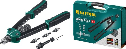 Комбинированные заклепочники двуручные KRAFTOOL Combo2-M10 31181 купить в Уфе