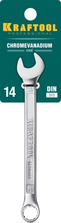 Ключи комбинированные KRAFTOOL, Cr-V, DIN 3113 27079-14 купить в Уфе